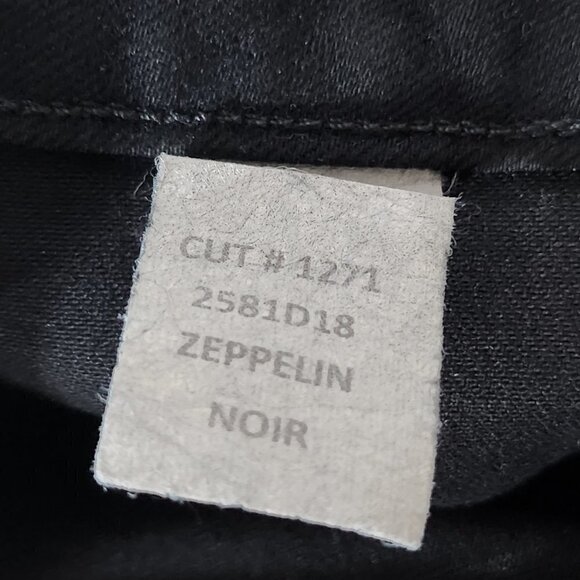 2/$50 L’Agence Zepplin Black Skinny Jeans Size 25 Mid Rise Stretch Denim NWT - Picture 5 of 6
